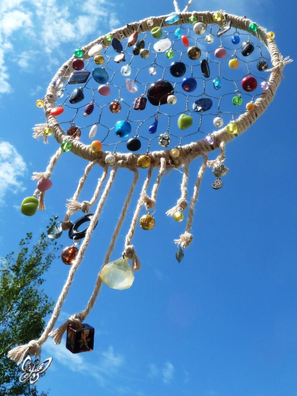 No. 1 Handmade beaded chicken cage